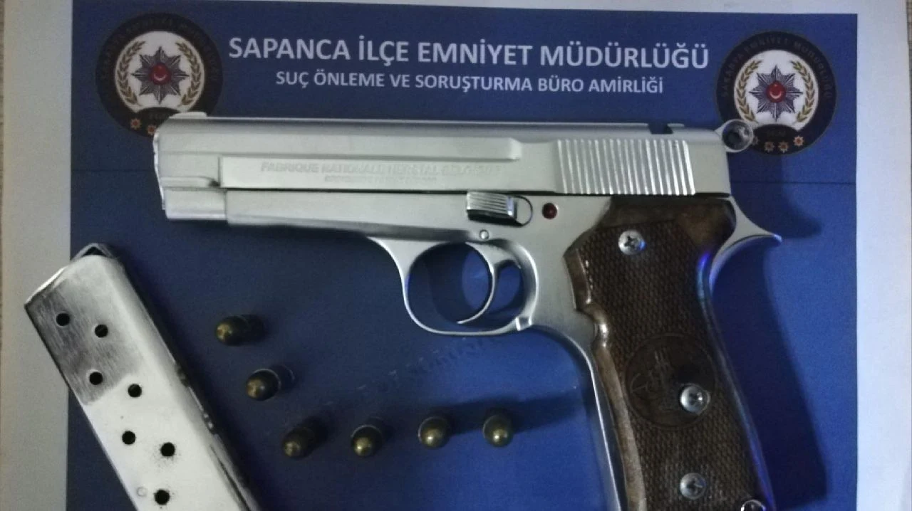 Seri Numarası Silinmiş Tabancayla Yakalandı