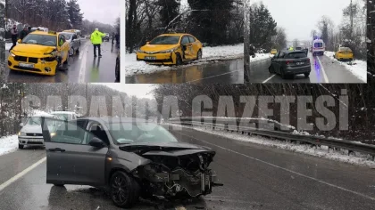 Sapanca'da Zincirleme Trafik Kazası
