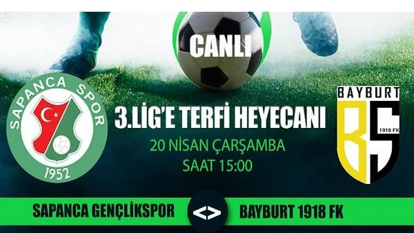Sapancaspor'un Rakibi Bayburt 1918