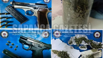 Uyuşturucu Madde ve Ruhsatsız Silah Ele Geçirildi