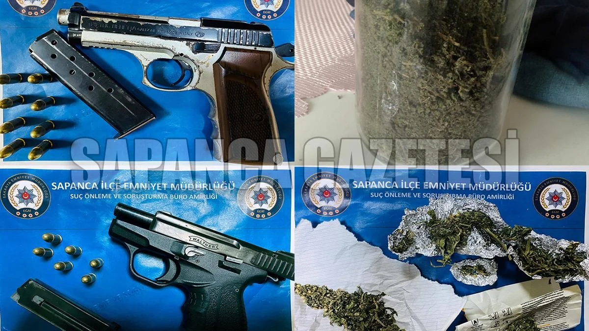 Uyuşturucu Madde ve Ruhsatsız Silah Ele Geçirildi