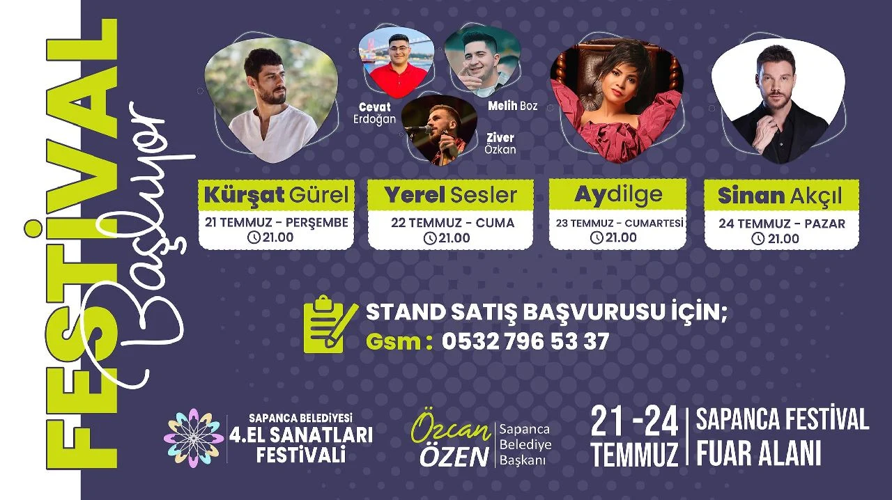 Festivalde Sahne Alacak Sanatçılar Belli Oldu