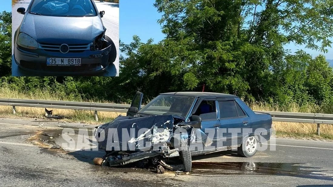 Sapanca'da Trafik Kazası: 1 Yaralı