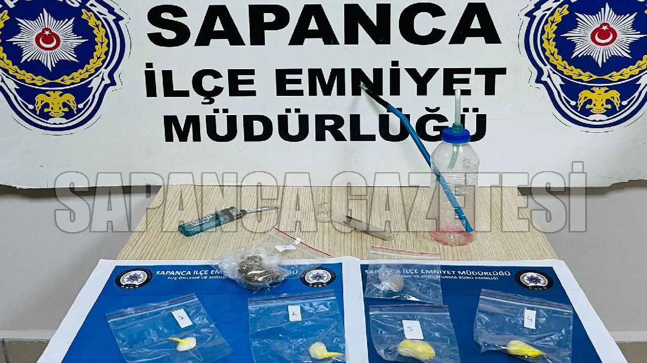 Sapanca'da Uyuşturucu Operasyonu: 2'si Kadın 4 Gözaltı