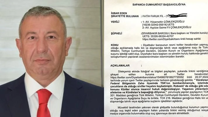 Sapancalı İş İnsanından Suç Duyurusu