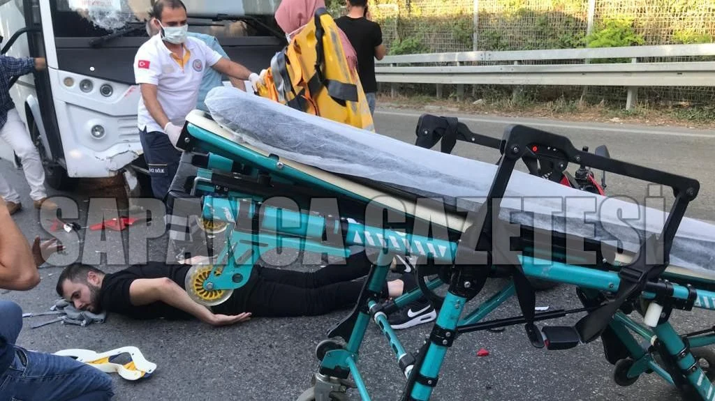 Sapanca'da Trafik Kazası: 1 Yaralı