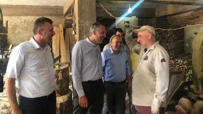 Başkan Tever Sapanca'daydı