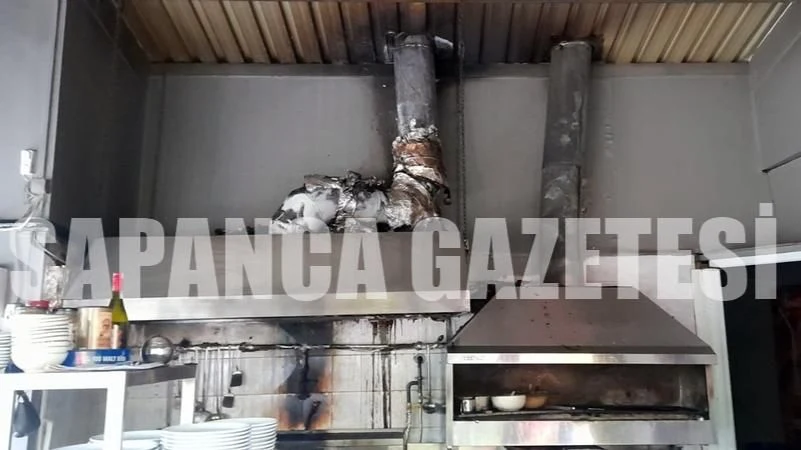 Sapanca'da İş Yerinde Yangın