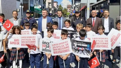 ''Yayalara Öncelik Duruşu, Hayata Saygı Duruşu''