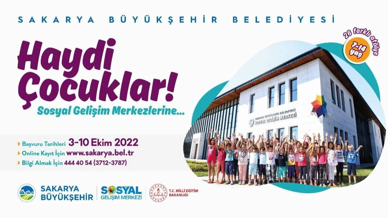 Sapanca Sosyal Gelişim Merkezlerinde Kayıtlar Başladı