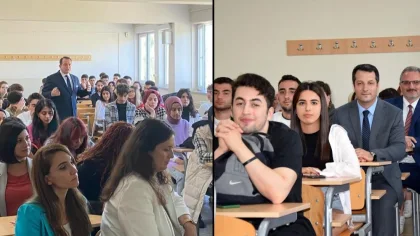 Canpolat ve Tanta Öğrencilerle Buluştu