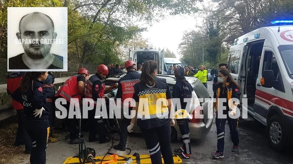 Sapanca'da Otomobil Halk Otobüsü ile Çarpıştı: 1 Ölü, 5 Yaralı