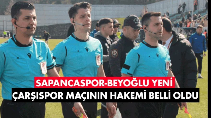 Sapancaspor Maçında Düdük Çakar'da