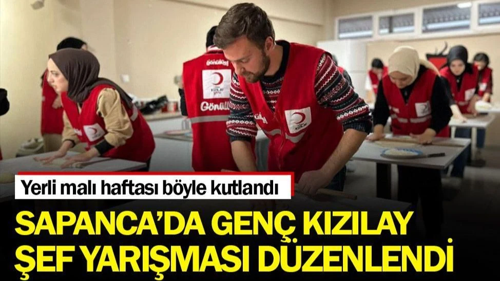 Sapanca'da ''Genç Kızılay Şef Yarışması'' Düzenlendi