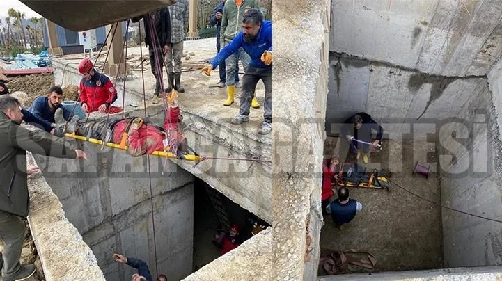 Uzunkum'daki İnşaatta Yüksekten Düşen İşçi Ağır Şekilde Yaralandı