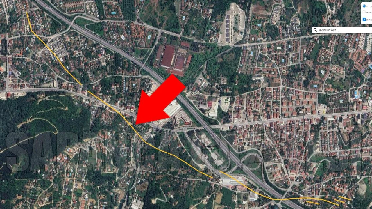 Sapanca'da Fay Hattı İşte Bu Mahallelerden Geçiyor