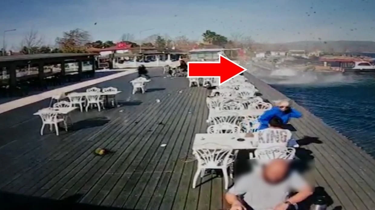 Sapanca'da Öğle Saatlerinde Ortaya Çıktı! Panik Dolu Anlar Kamerada