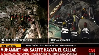 Sakarya İtfaiyesinden 140 Saat Sonra Bir Mucize