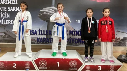 Ecesu Hatun Örek Karate Şampiyonası'nda Birinci Oldu