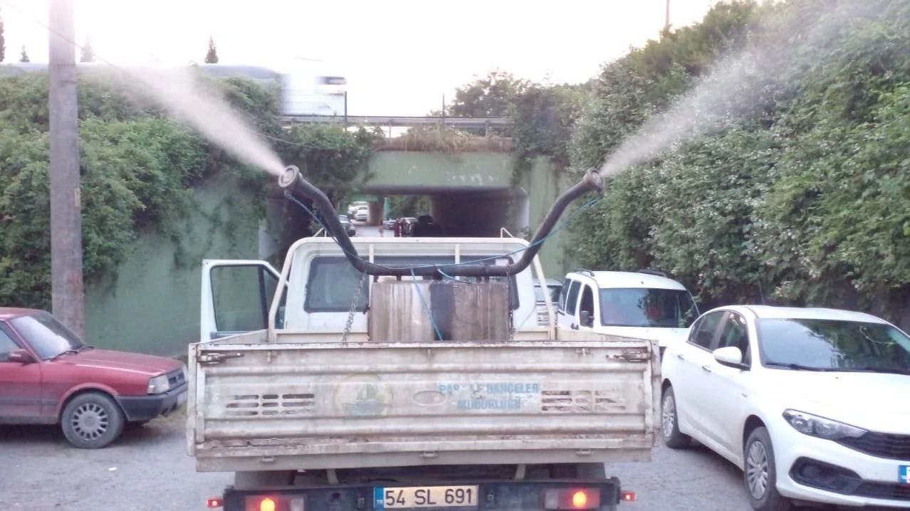 Sapanca'da İlaçlama Çalışmaları Aralıksız Sürüyor