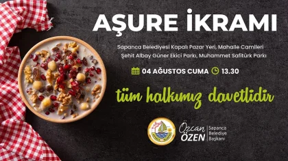 Sapanca Belediyesi Aşure Dağıtacak