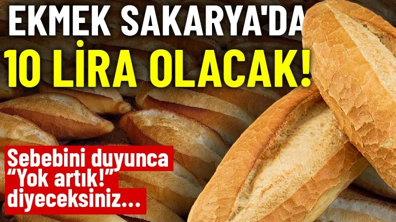 Sakarya'da Ekmek 10 Lira Olacak! Bu Kez Sebep Çok Farklı