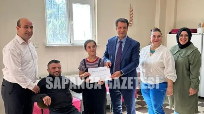 Sapanca'daki Özel Bireylere Başarı Belgesi Verildi