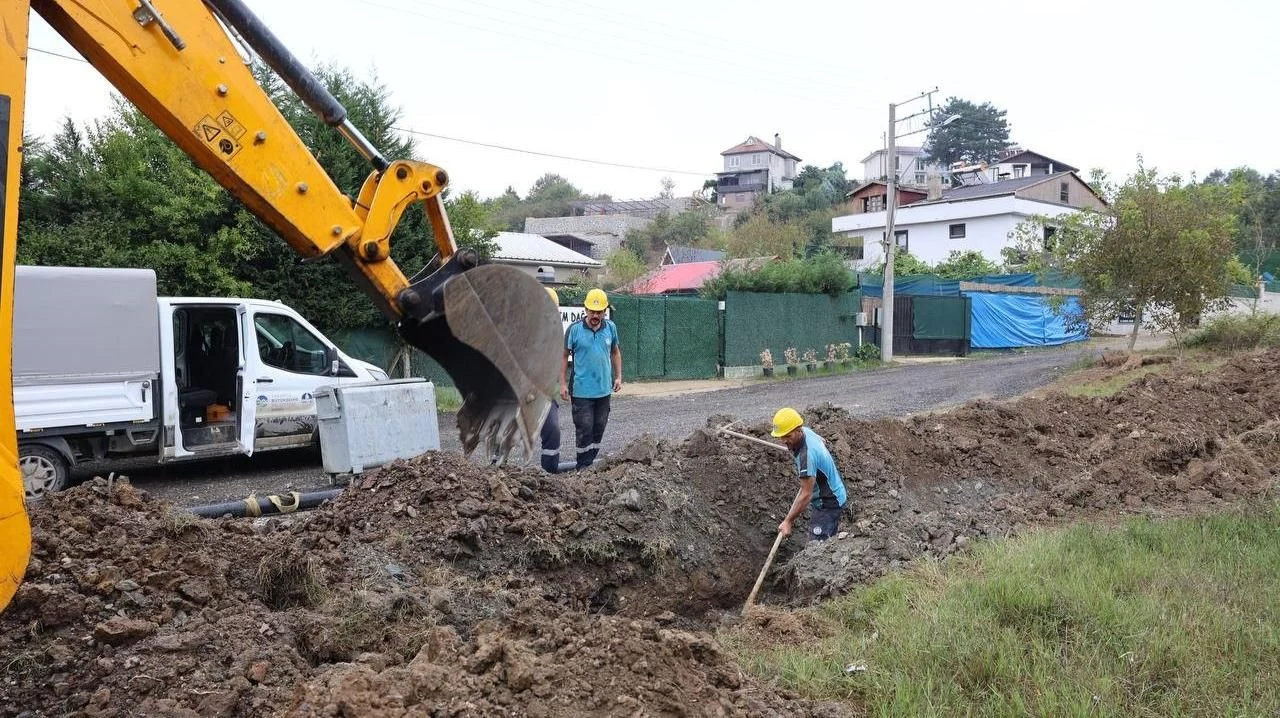 Göl Mahallesinde Hat Çalışmasının Bin Metrelik Kısmı Tamamlandı