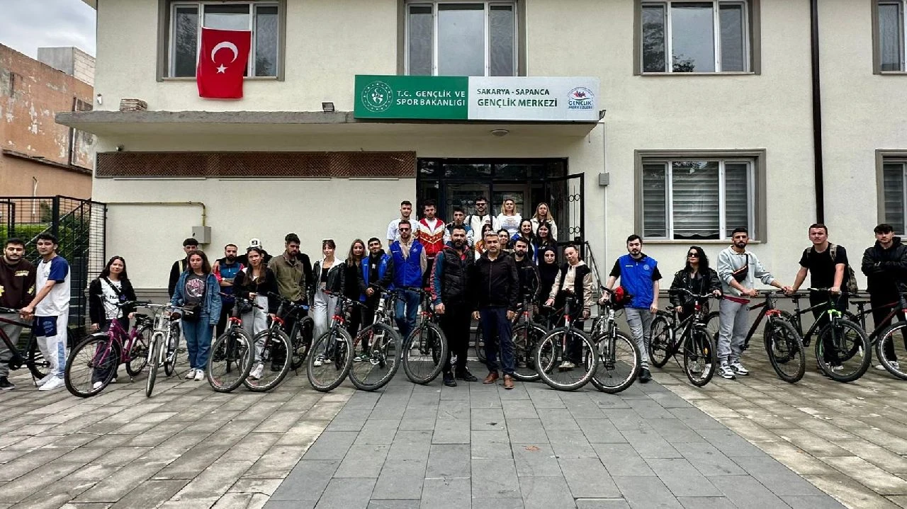 Sapanca'da 100. Yıl Bisiklet Turu