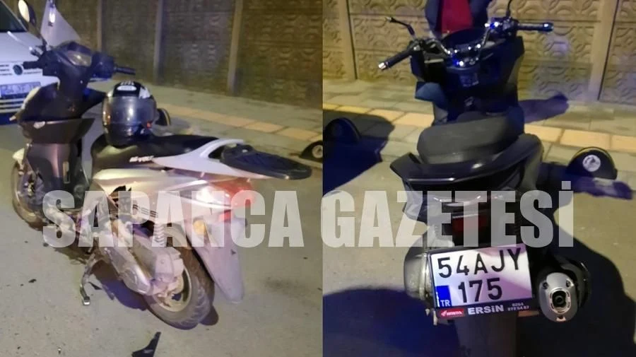 Sapanca'da 2 Motosiklet Çarpıştı: 1 Yaralı