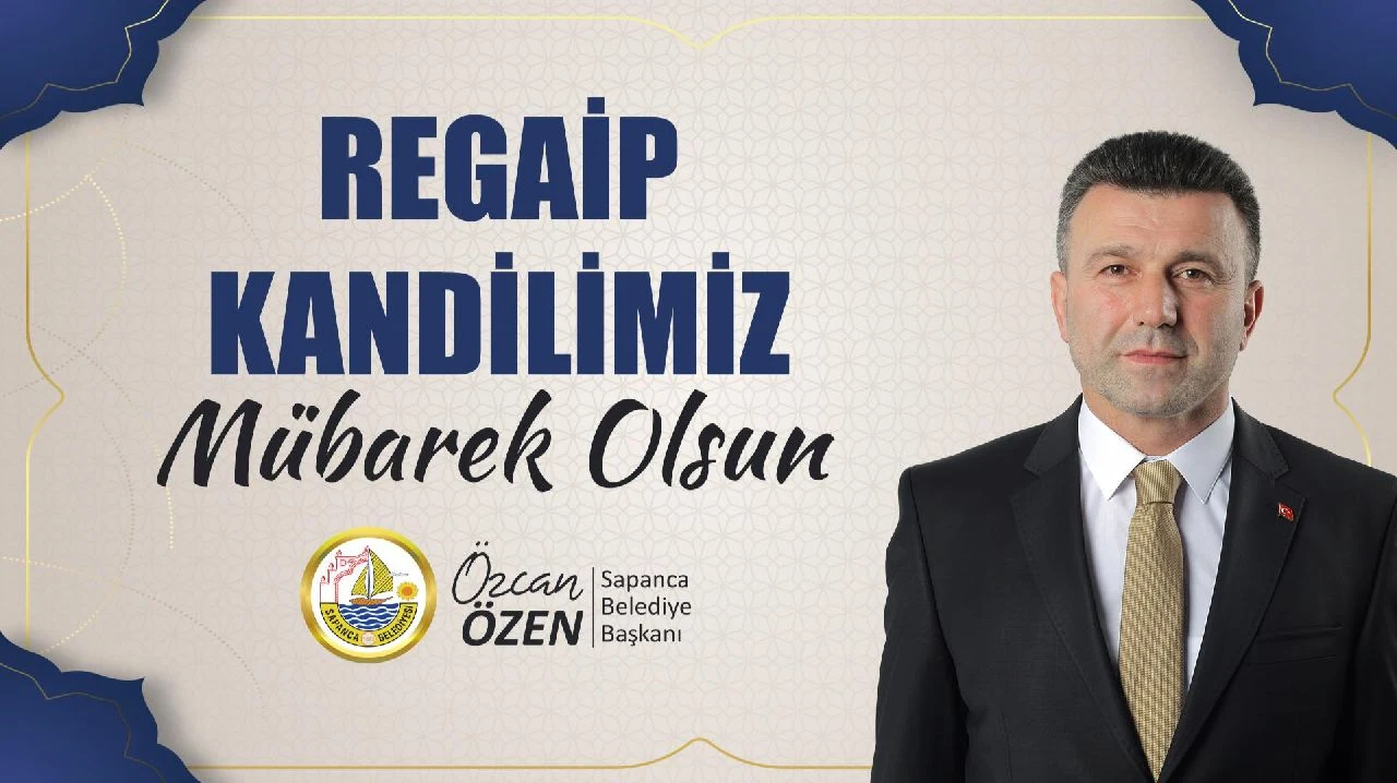 Başkan Özen'in, Regaip Kandili Mesajı