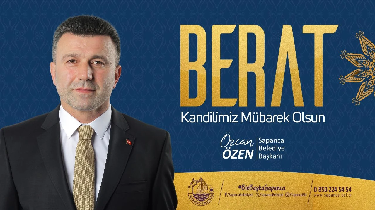 Başkan Özen'in Berat Kandili Mesajı