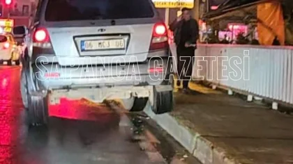 Alkollü Sürücünün Tehlikeli Yolculuğu Kamerada!