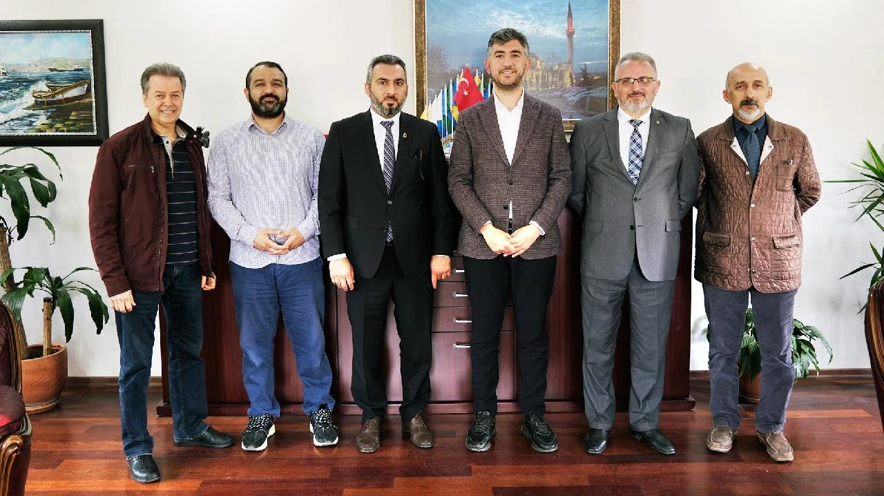 Sapanca Myo'dan Başkan Şahin'e Hayırlı Olsun Ziyareti