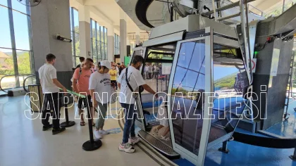 Mühürlenen Sapanca Teleferik Yeniden Kullanıma Açıldı