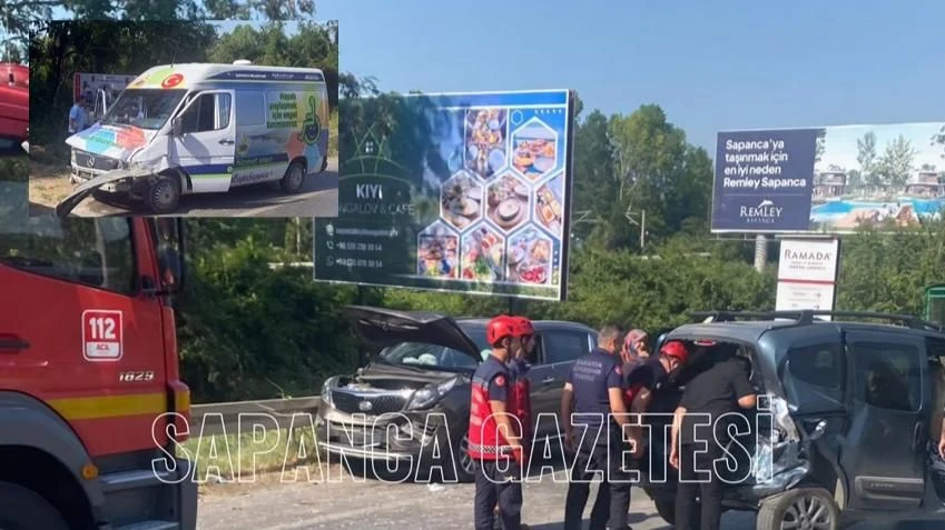 Sapanca'da Trafik Kazası: 3 Yaralı