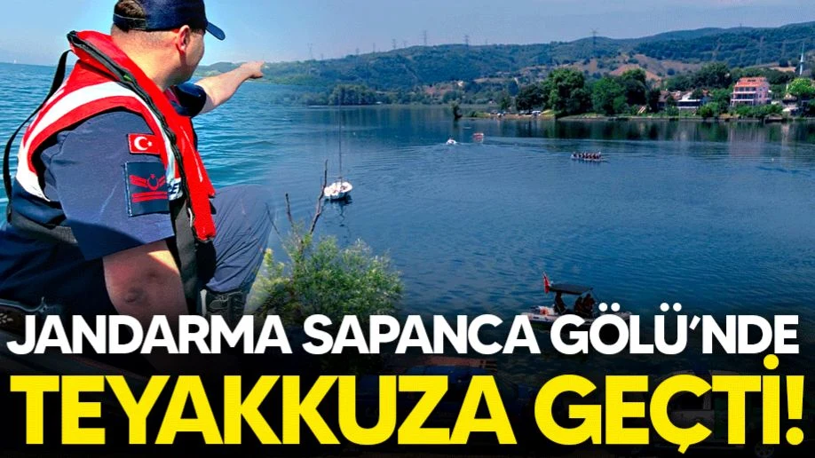 Sapanca Gölü'nde Jandarma Denetimi