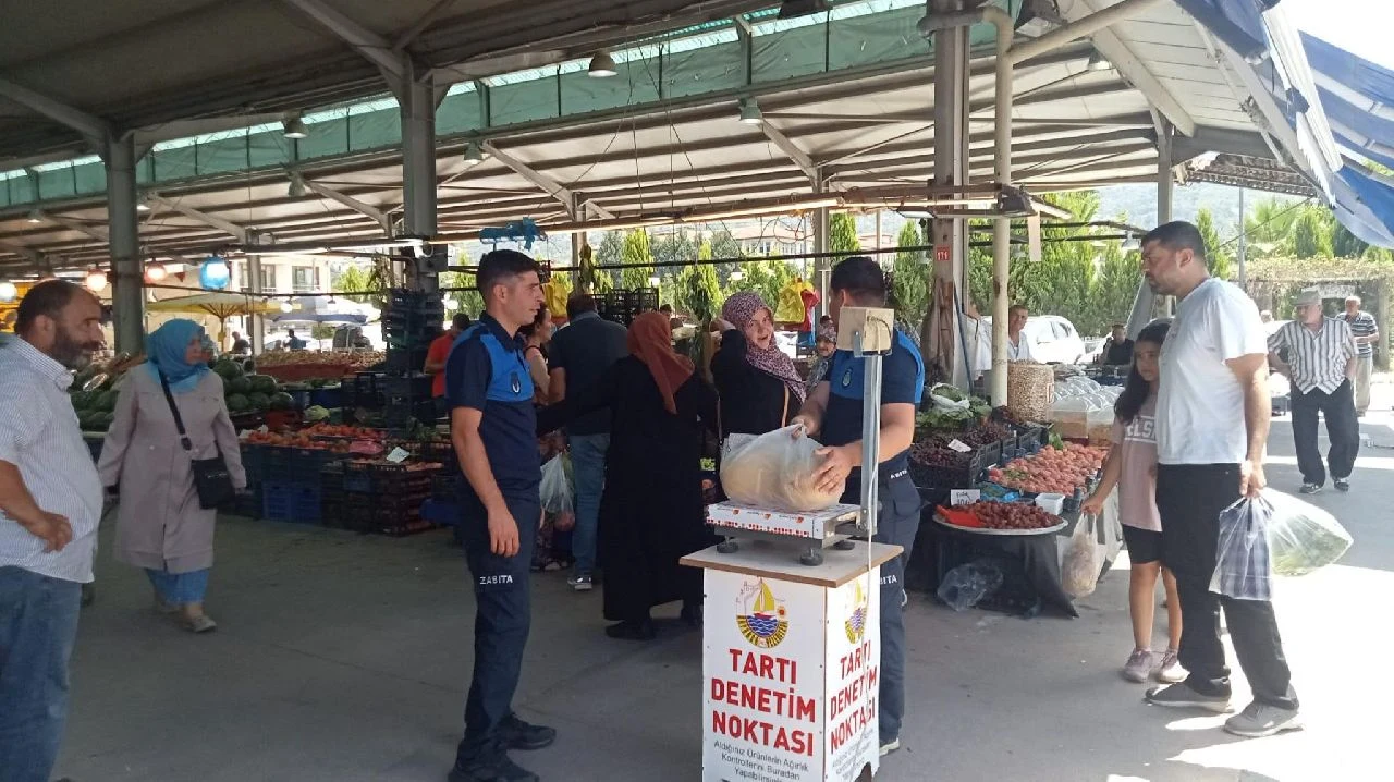 Sapanca Pazar Yerinde Tartı Denetim Noktası Kuruldu