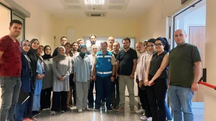 Evde Sağlık Hizmetleri Görevlisi Hakan Çetin'e Teşekkür