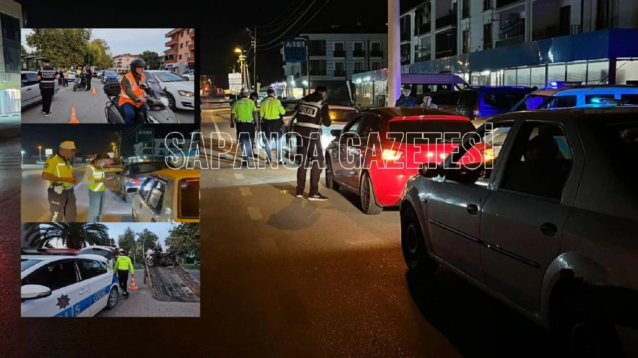Sapanca'da Genel Asayiş Denetimleri Sürüyor
