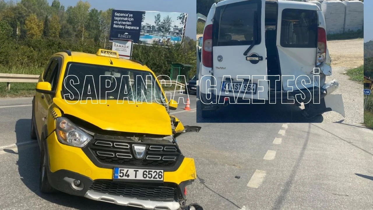 Sapanca'da Trafik Kazası: 1 Yaralı