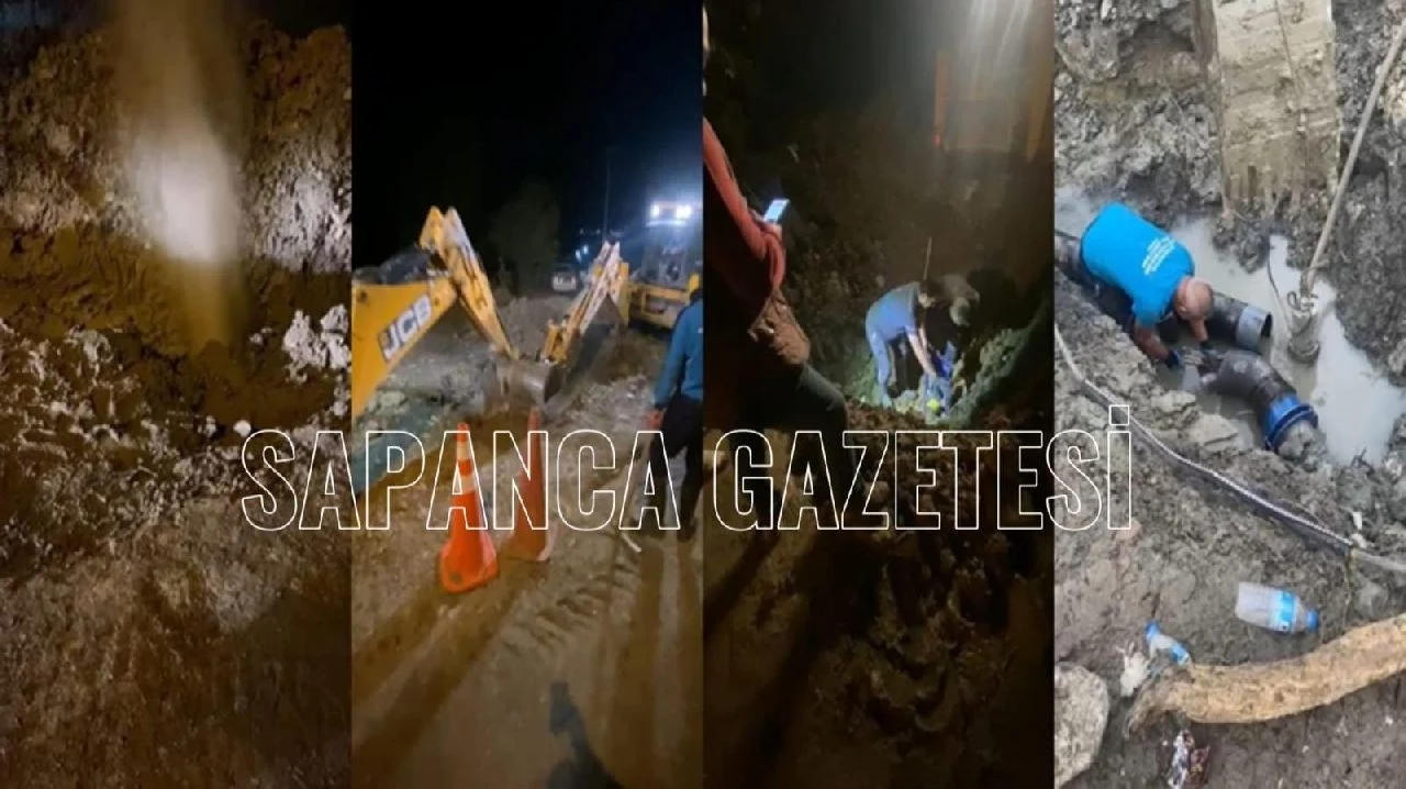 Ana Hat Arızası Sabaha kadar Süren Çalışma ile Giderildi