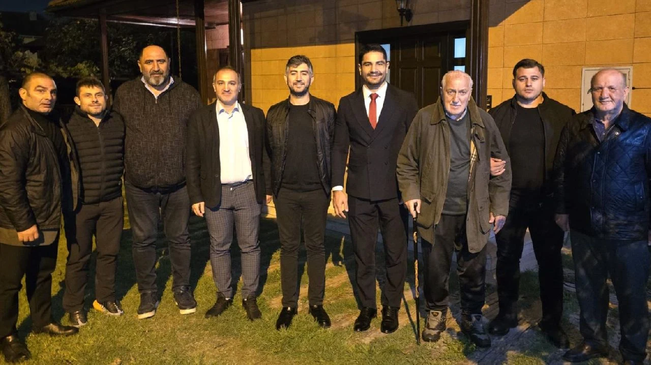 Milli Güreşçilerden Tantan ve Şahin'e Ziyaret