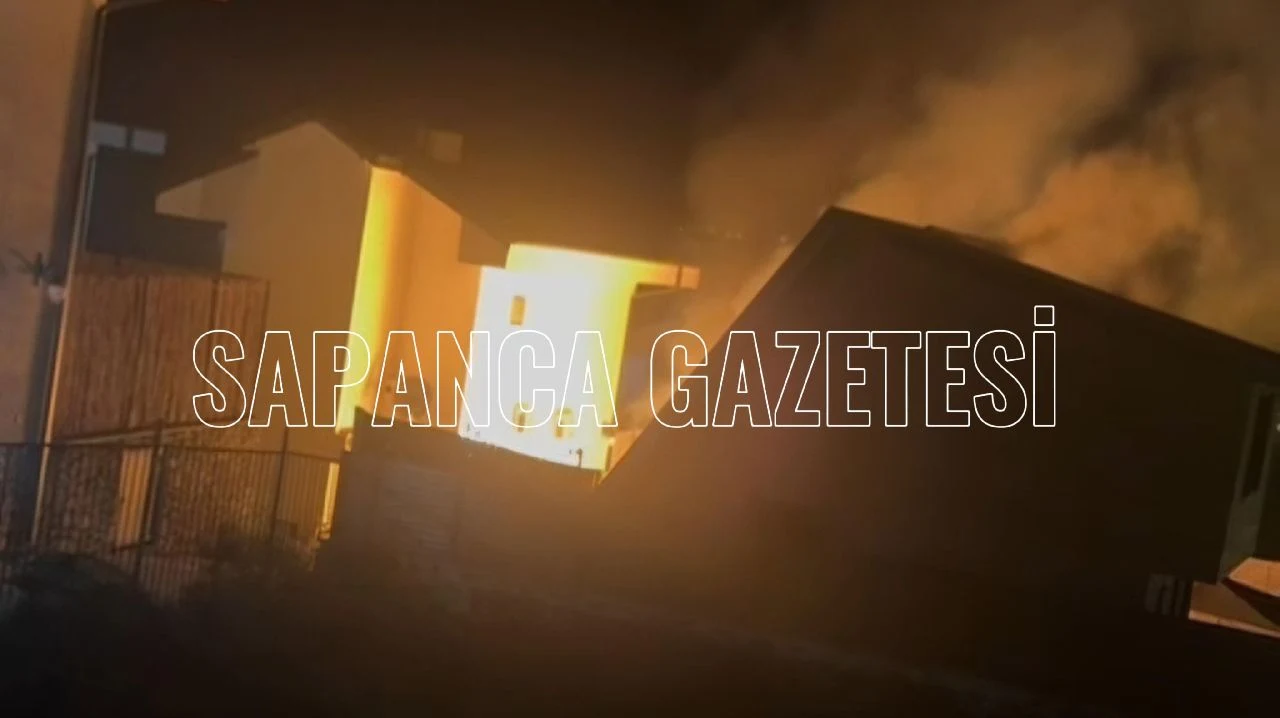 Bungalov Evde Çıkan Yangın Korkuttu