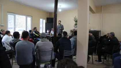 Başkan Şahin, Yanık ve Memnuniye'de Vatandaşlarla Buluştu