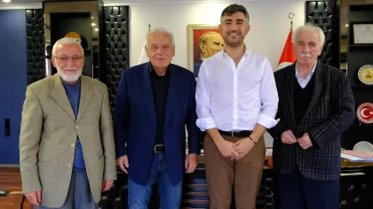 Geçmiş Dönem Belediye Başkanlarından Başkan Şahin'e Ziyaret