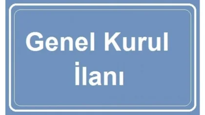 Genel Kurul İlanı