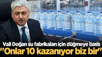 Vali Doğan, Sapanca'daki Su Fabrikaları için Konuştu