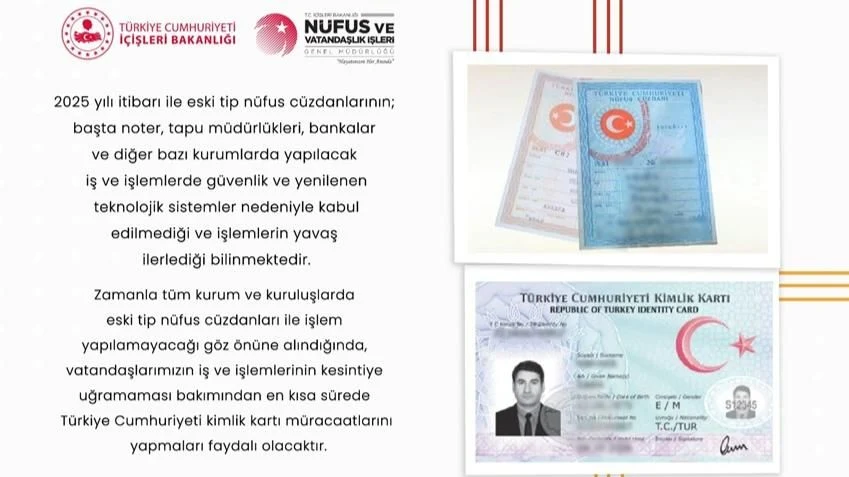 Eski Kimlikler Bir Çok Kurumda Geçerli Olmayacak!