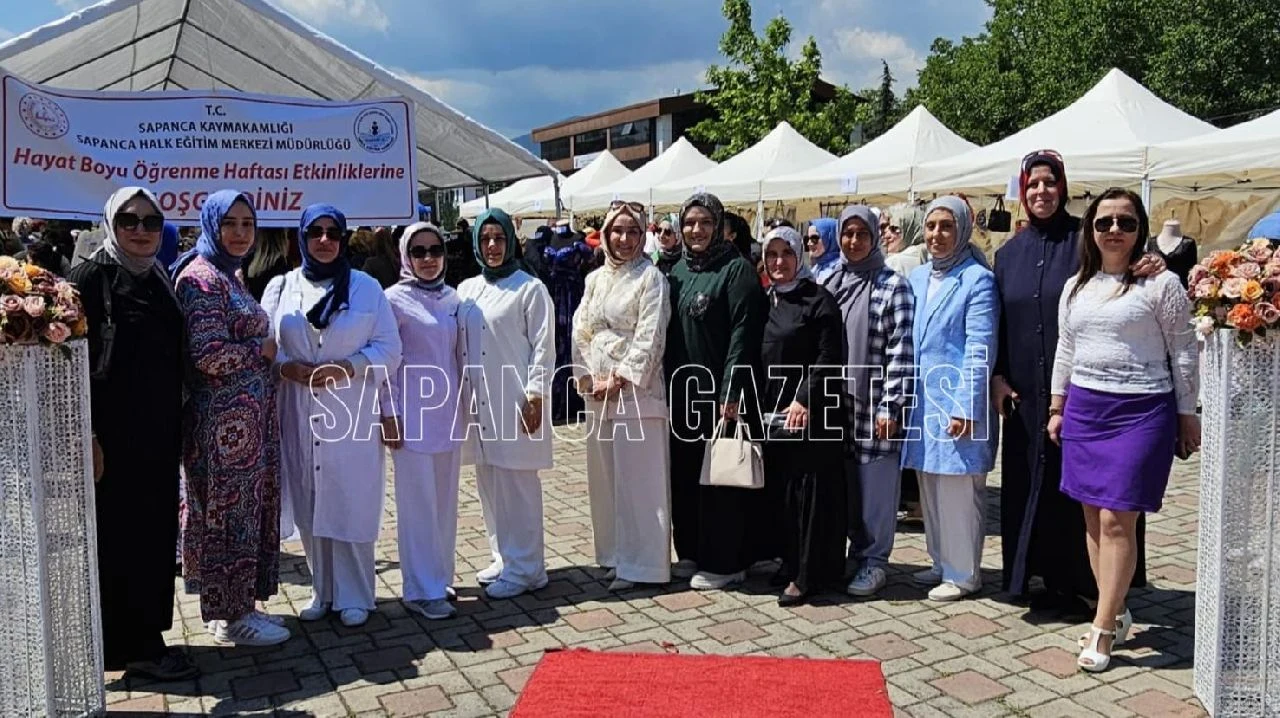 Sapanca Halk Eğitim Merkezi Yıl Sonu Sergisi Açıldı